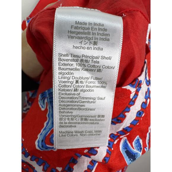 J.Crew NWT Women’s Lobster Seahorse Fish Plus Size Strappy Midi Dress size 16 - Picture 6 of 7